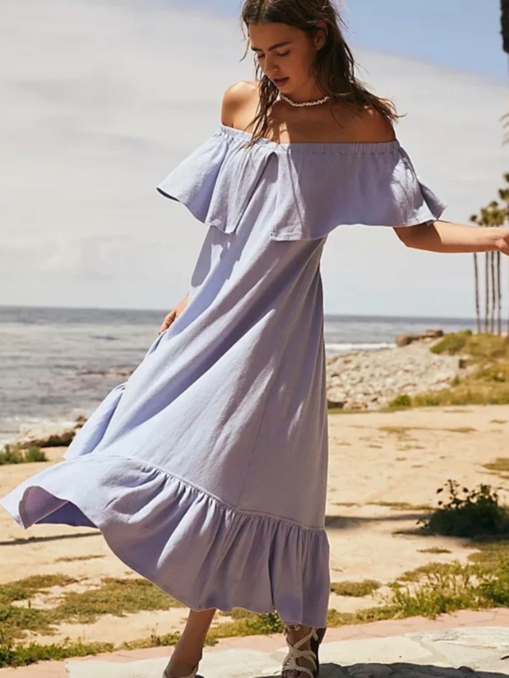 Free People Lynne Midi Dress - S